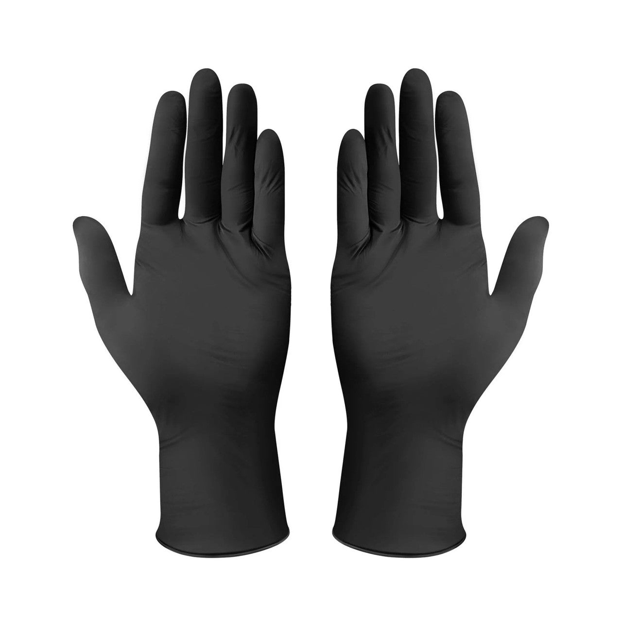 Safe - Touch Black Nitrile Exam Gloves, Powder - Free, 100's - CornellSurgical.com