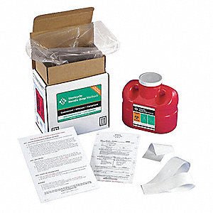 Stericycle 1 Gallon Sharps Disposal Mailback System - CornellSurgical.com